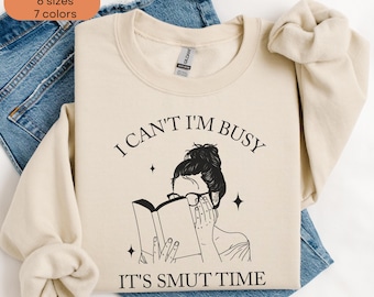 Smut Reader Sweatshirt, Booktrovert Shirt, Bookworm Sweater