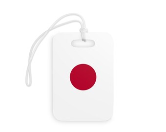 Japan Flag Luggage Tags