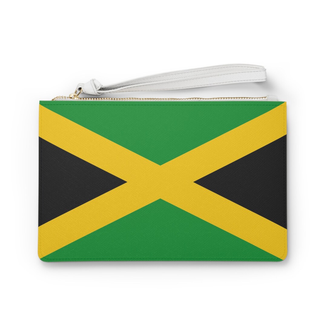 Jamaica Flag Clutch Bag Etsy