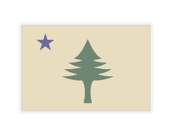 Maine Flag Stickers