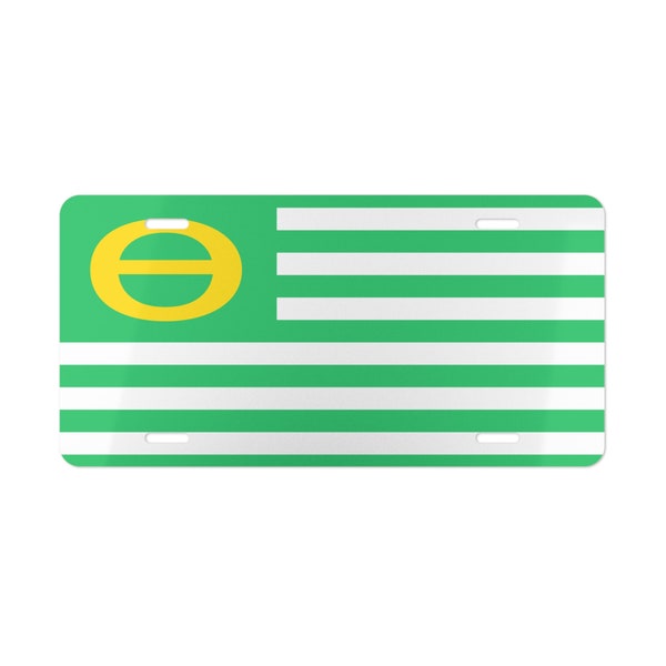 Ecology Flag Car Plate tag