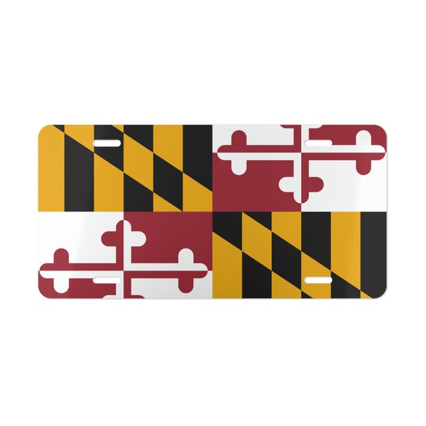 Maryland License Plate Etsy