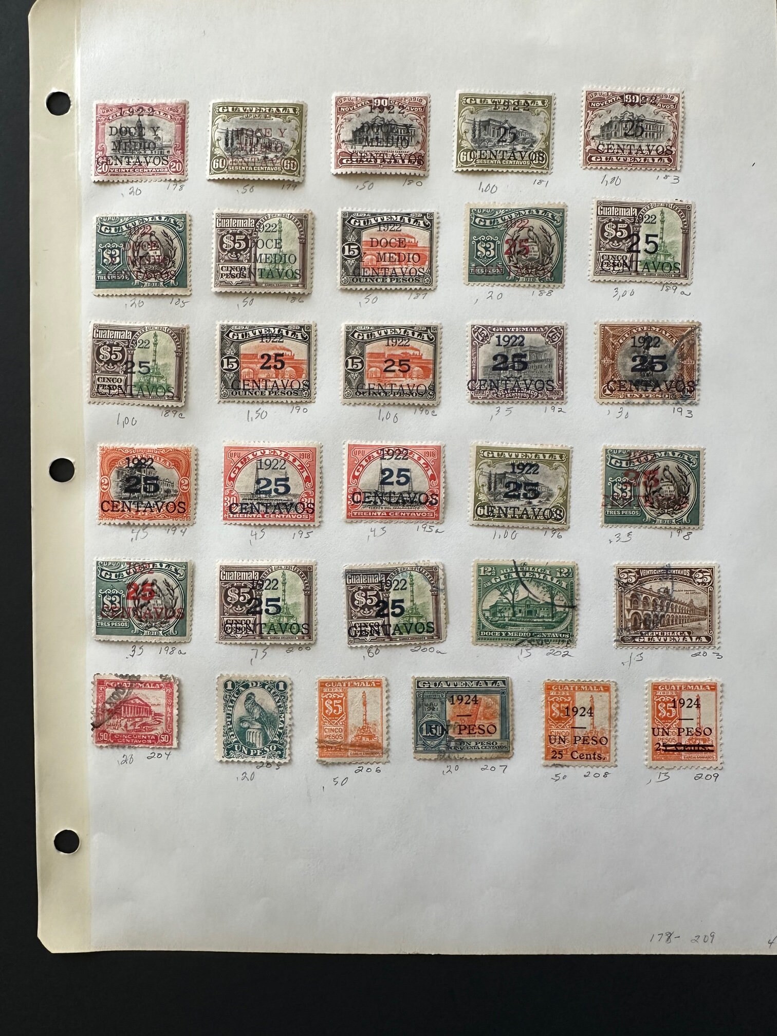Over 500 Vintage Guatemala Used and Unused Circa 1886-1980 - Etsy