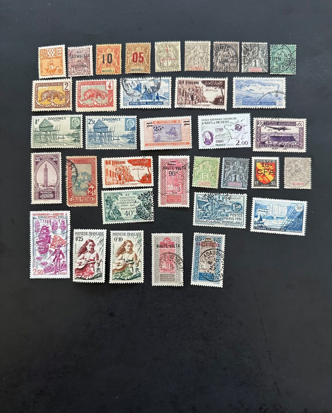 35 French Africa Stamps - Etsy