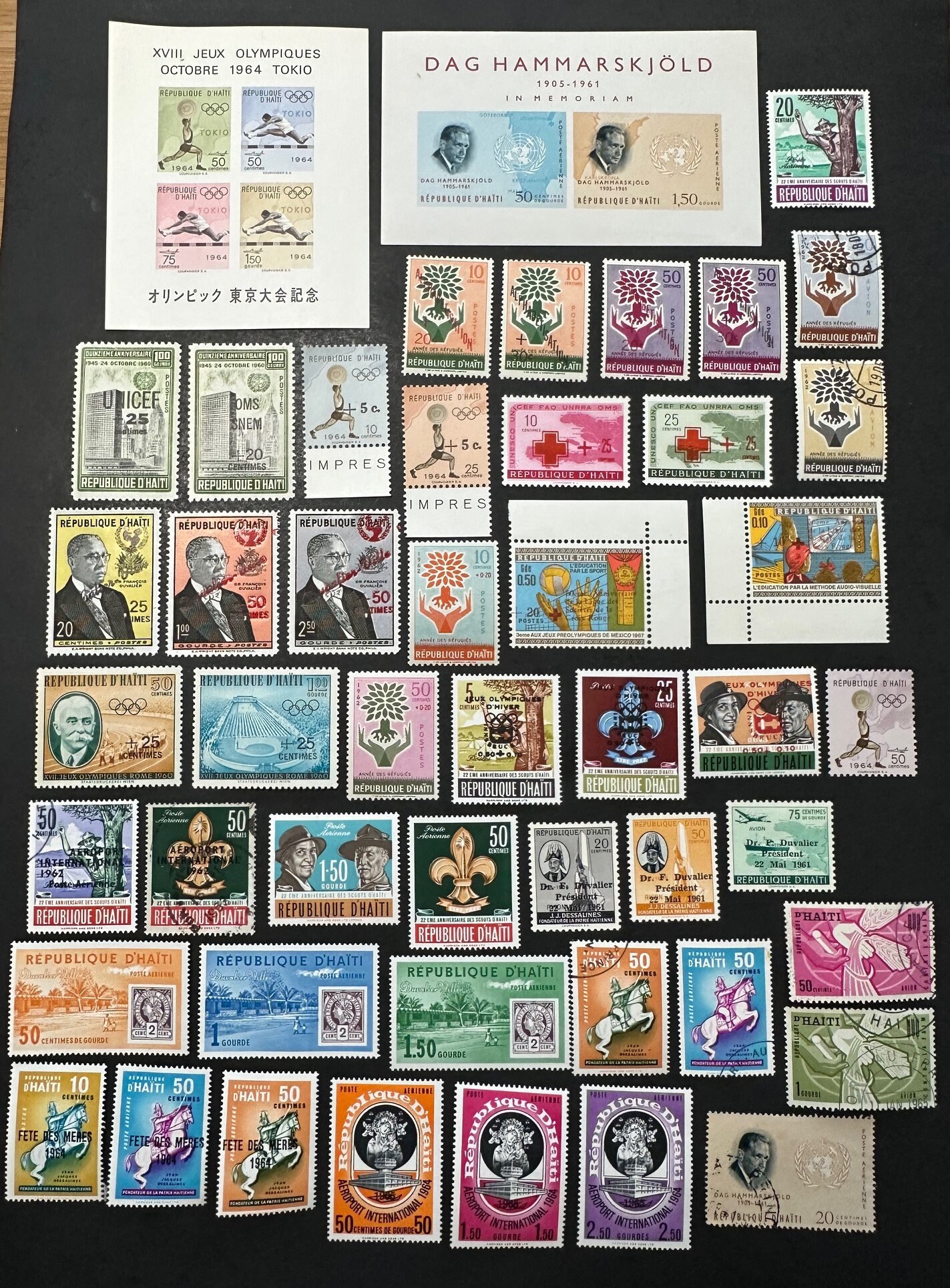 50 Haiti Stamps Used and Unused Issued in the 1960s - Etsy