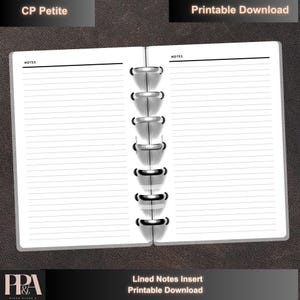 CP Petite / Note a righe / Inserto CP Petite / PDF / Download immediato /