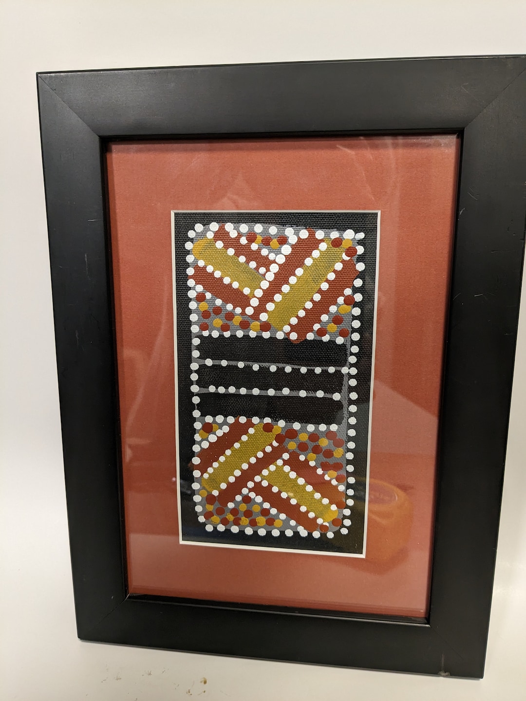 Original Aboriginal Acrylic on Canvas Painting From Mbantua Gallery, Gary Bird Mpetyane Artist