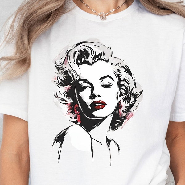 Fashion Shirt I Damen Marilyn  I Sprüche T-Shirt Frauen Print Art I Streetstyle I Slow Fashion I Feministischer Aufdruck