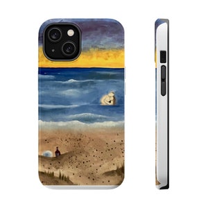 MagSafe Tough Cases #BeachScene #phonecases, Original Artwork, Electronics and Accessories, #electronicscases