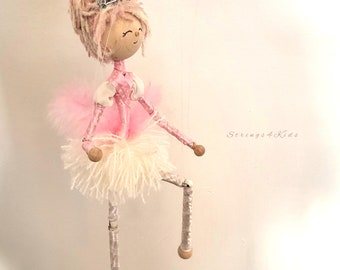 Pink Fairy String Puppet