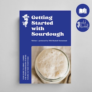 Sourdough Starter Guide eBook PDF Download - Easy Instructions, Troubleshooting, Glossary of Terms, Tools List and Discard Recipes: 28 pages