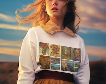 Van Gogh Sweatshirt, Art Sweatshirt, Aesthetic Sweatshirt