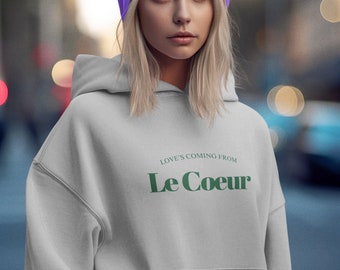 Love from the Heart Hoodie-Heartwarming Gift for the romantic at Heart.