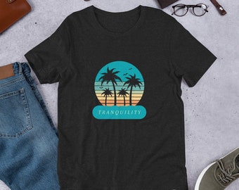 Tropisches Island Palmen T-Shirt