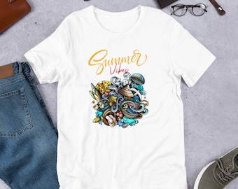 Summer Vibes Strand-T-Shirt