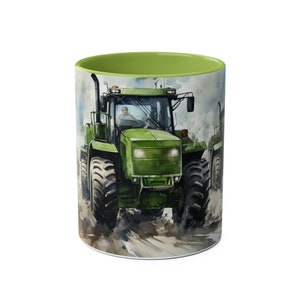Tractor tea Coffee Mugs, 11oz multi colour