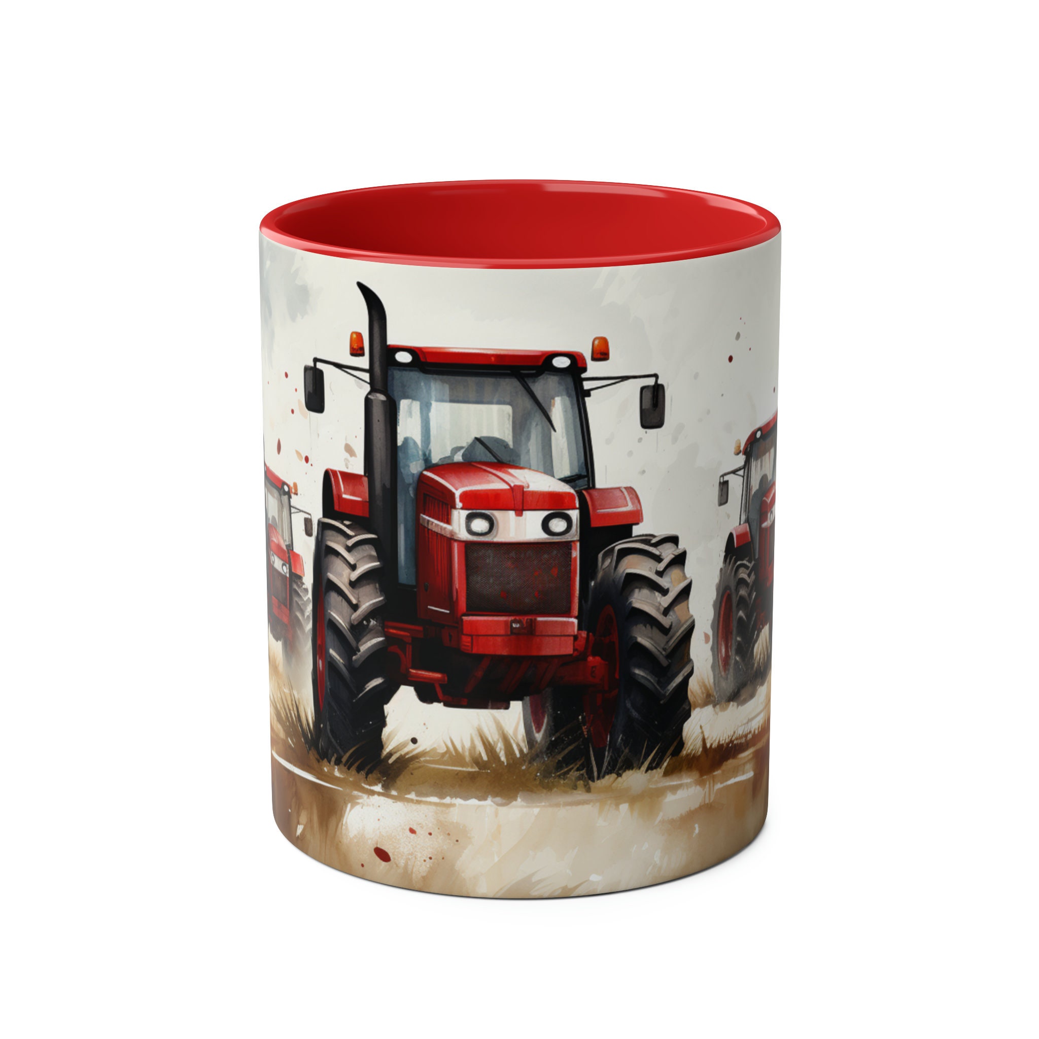 KOIXA Totenkopf-Becher mit Deckel, 590 ml, Traktoristen-Traktor, Geschenke  für Männer, Totenkopf-Themen, Dinge für Bauern, Edelstahl, Reisebecher