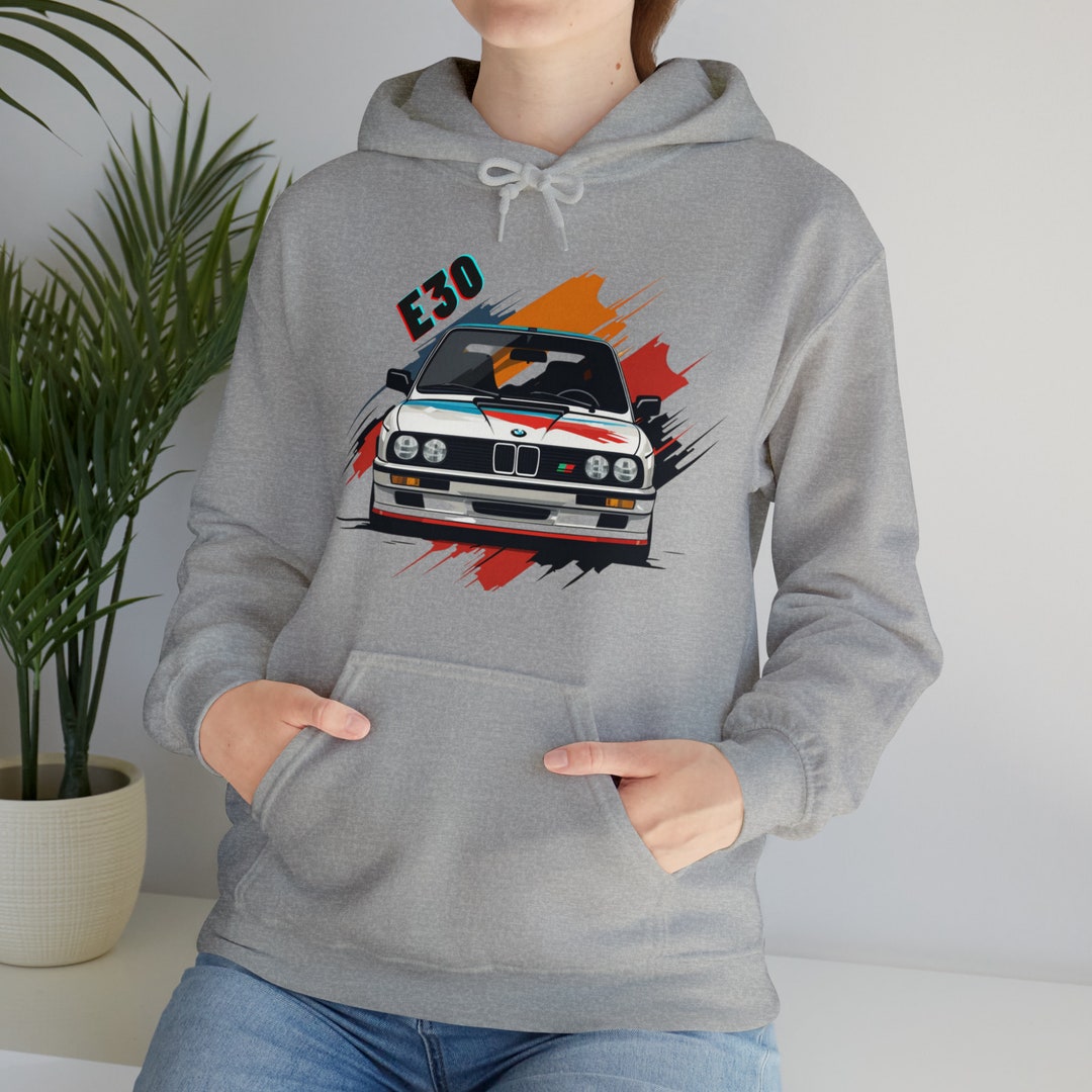 BMW E30 Hoodie Retro Car Jumper Unisex Heavy Blend™ Hooded Sweatshirt ...