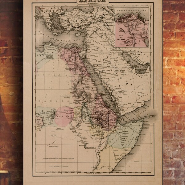 Digital, 1855, AFRICA ,Map of AFRICA