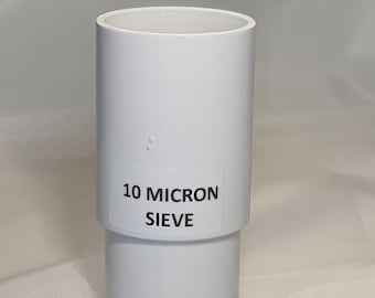 10 Micron Stackable Nylon Mesh Sieve