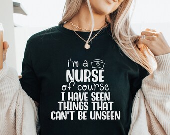 Funny Saying Gift Tee For Best Registered Nurse, Gift Idea For ER Nurse Student, Nurse Life Shirt, Nursing School Tee, School Nurse Shirt