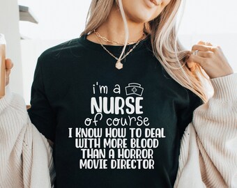 Funny Saying Gift Tee For Best Registered Nurse, Nurse Life Shirt, Nursing School Tshirt, Gift Idea For ER Nurse Student, Nursing School Tee