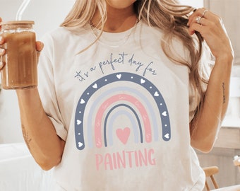 Painting Shirt, Art Shirt, Artist T-Shirt, Painting Shirt, Art Gifts, Art Outfit, Art Lover, Drawing Gift, Gift For Teacher, Teacher Shirt