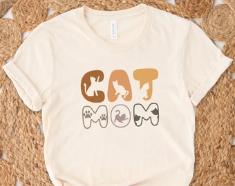 Cat Mom Shirt, Mother's Day Gift Shirt, Cat Lovers Gift, Cat Mom Gift, Pet Lover T Shirt, Cat Lover Tee, Cat Mom Tshirt, Fur Mama Shirt