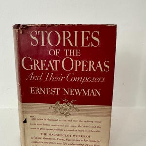 Stories of the Great Operas, Vintage Book