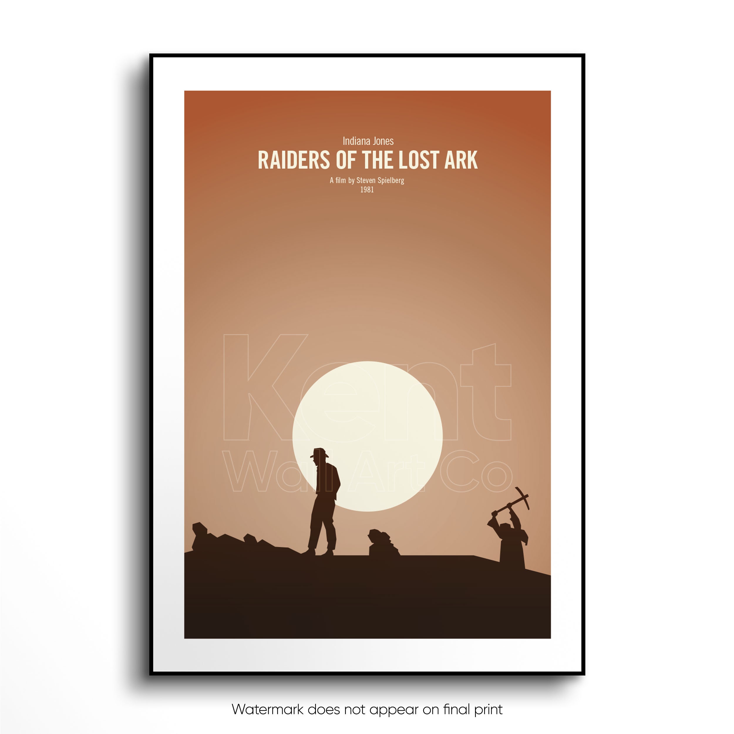 Indiana Jones: Raiders Of The Lost Ark (1981) US One Sheet Poster 1982 RR - Cinema Poster Gallery