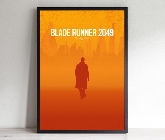 ブレードランナー 2049 ポスター：ミニマリスト SF 映画アートプリント