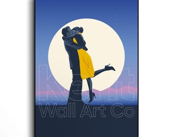 La La Land Poster Without Titleminimalist Movie Illustrated Jazz