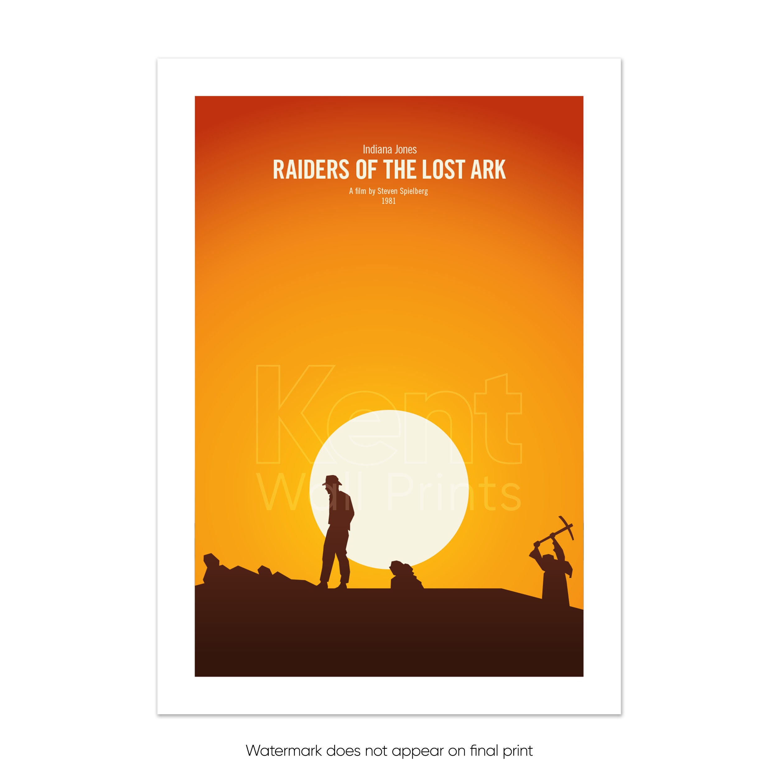 Indiana Jones - Raiders of the Lost Ark Poster 90 x 120 cm Bruin Wanddecoratie Wanddecoratie