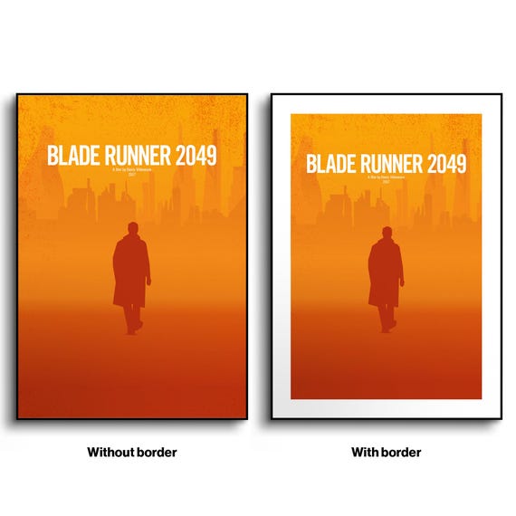 ブレードランナー 2049 ポスター：ミニマリスト SF 映画アートプリント