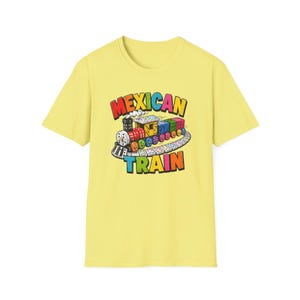 Mexican Train Dominoes T-Shirt | Colorful Train Domino Family Game Night Tee image 7