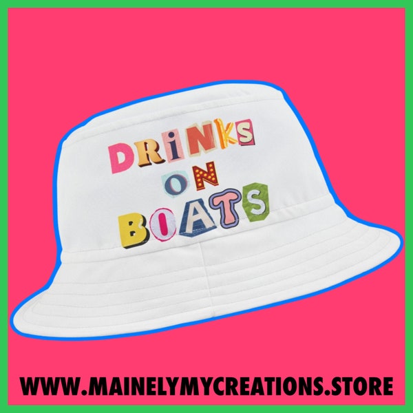 Drinks on Boats Bucket Hat (AOP)