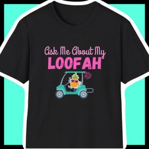 私のヘチマ ゴルフ カートについて聞いてください 面白いフロリダ スウィンガー パイナップル T シャツ