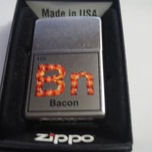 Zapalniczka Zippo Cool Scientific Bacon Lovers