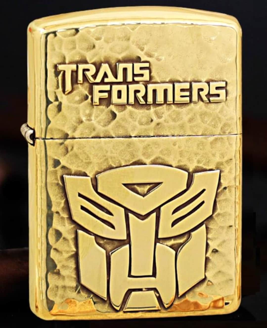 Rare Limited Production Armor Deep Carved Transformers Zippo