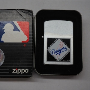 Rare 2007 MLB Los Angeles Dodgers Zippo Lighter
