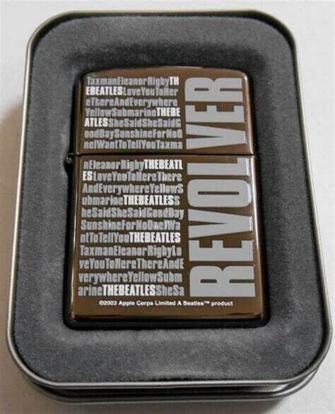 Rare 2004 Polished Beatles Revolver Zippo Lighter - Etsy