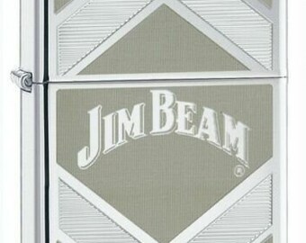 Vintage Retired Jim Beam Liquor Zippo Lighter