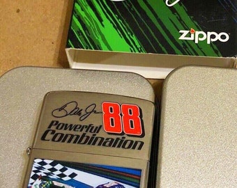 2008 Dale Earnhardt Jr #88 Powerful Combination Nascar Zippo Lighter MINT