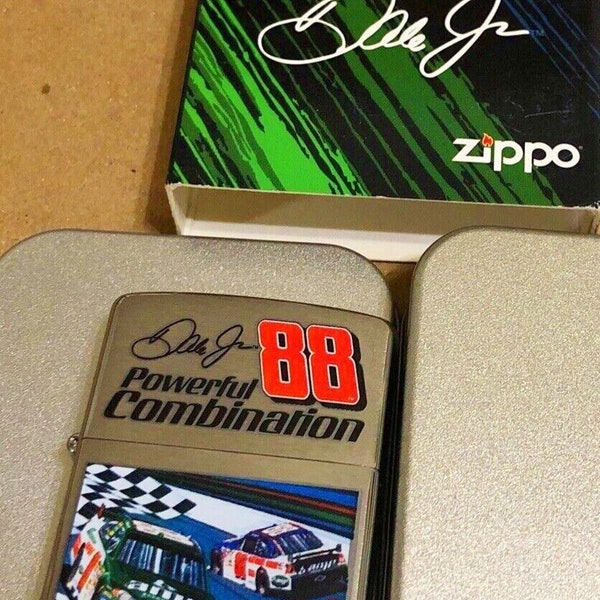 2008 Dale Earnhardt Jr #88 Potente combinación Nascar Zippo Encendedor MINT