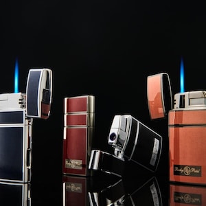 Rocky Patel Classy Navy Blue H. E. SINGLE FLAME LIGHTER Lebenslange Garantie
