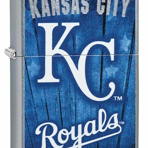 Hard To Find Kansas City Royals MLB Baseball Zippo Lighter