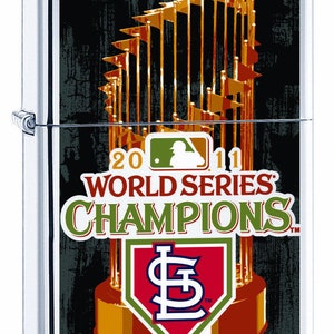 Isqueiro Zippo aposentado raro 2011 World Series St Louis Cardinals
