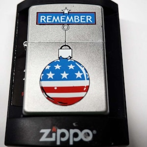 Sweet Retired Holiday Patriotic Remember Zippo Lighter