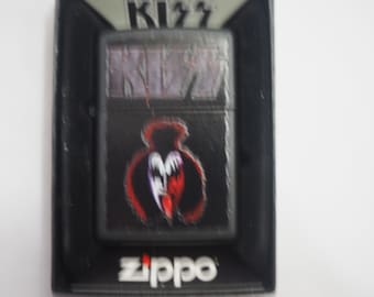 Rare Black Kiss Gene Simmons Zippo Lighter