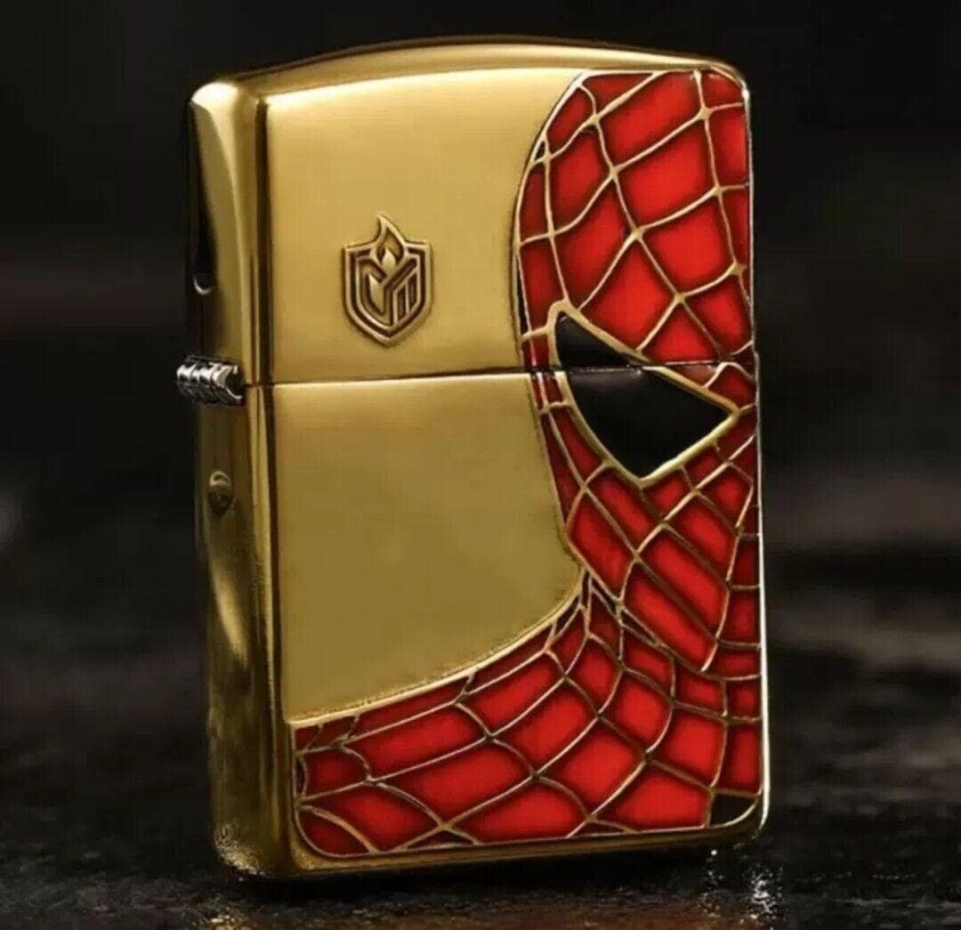 Itamiスパイダーマン3ジッポ Limited Edition Japanese Issue Brass Armor Spiderman Zippo